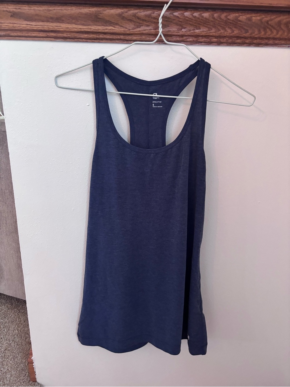 Women's (S) GapFit Breathe
Racerback Navy Tank (2 available- see other listings)